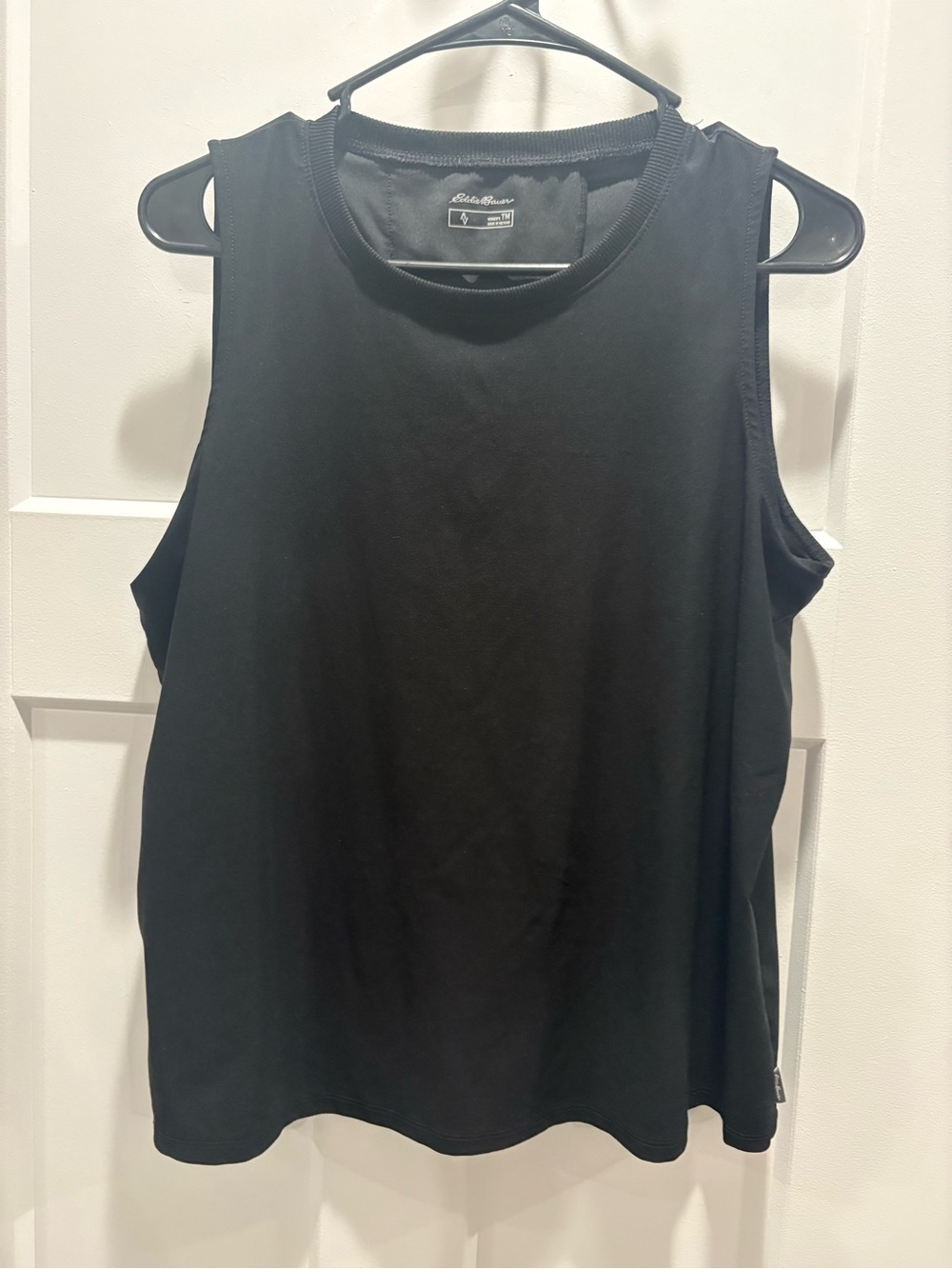 Eddie Bauer Black Sleeveless Crew Tank